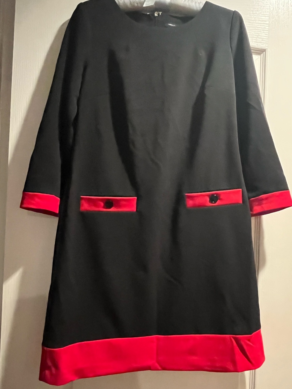 Tommy Hilfiger Chic Dress With Fake Pockets